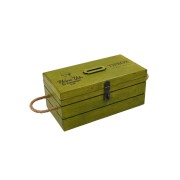 FİRMALARA ÖZEL LOGOLU TİPBOX (27X14X12CM) YEŞİL, ASMA KİLİT HEDİYELİ