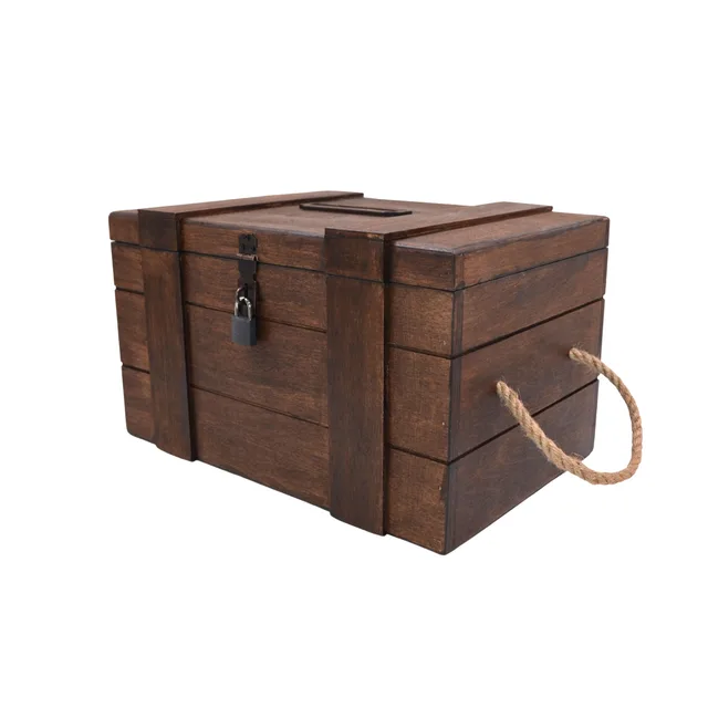 Ahşap Sandık 50Cm X 35Cm Genişlik, 30Cm Yükseklik – Fotoğraf 1