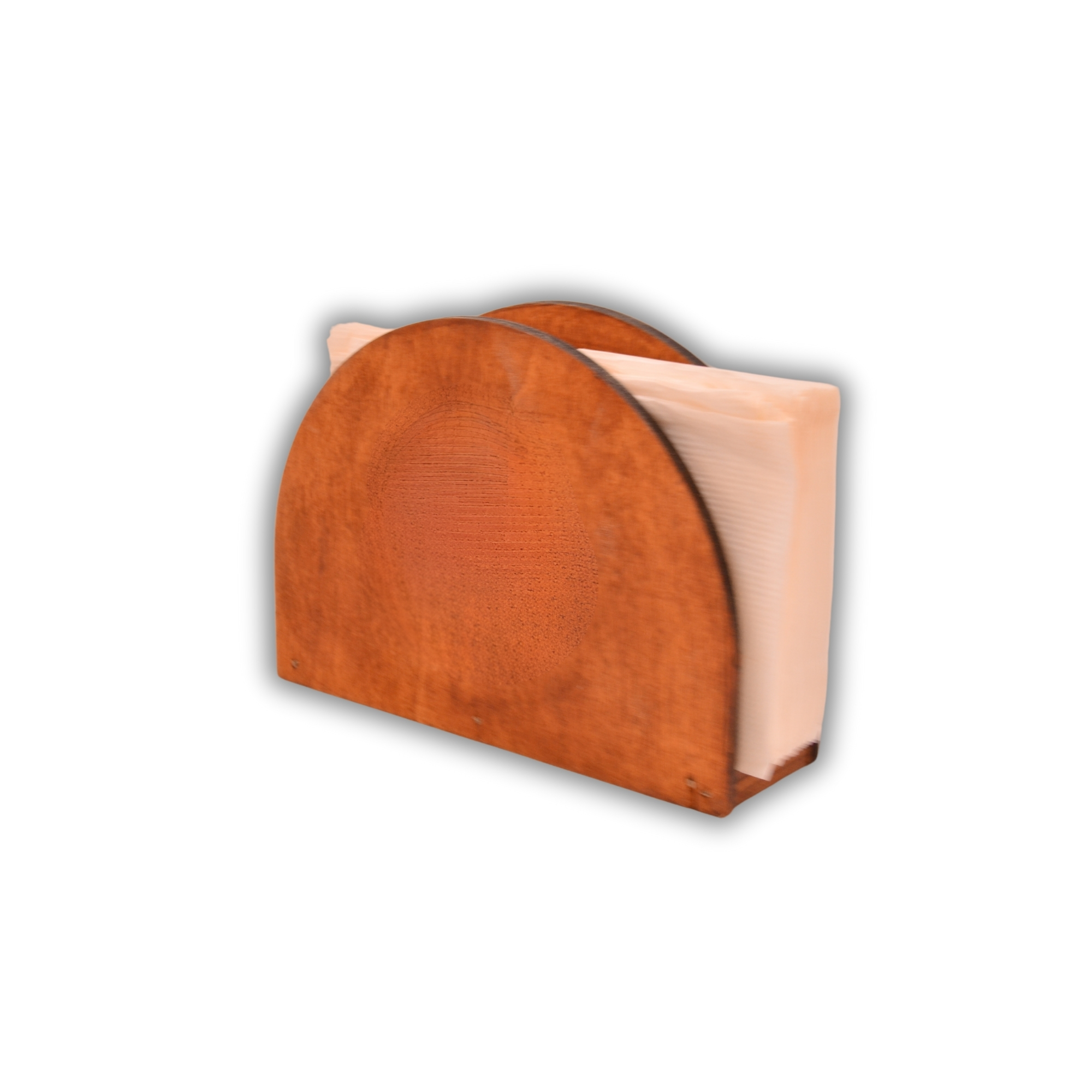 🪵🌿 Ahşap Oval Peçetelik – Minimal ve Şık Tasarım