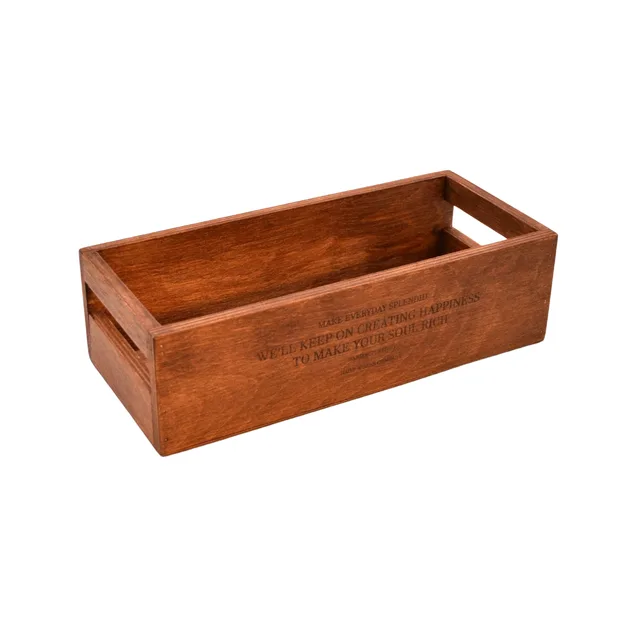 Ahşap Organizer – Çok Amaçlı | 34x14x9 cm – Fotoğraf 1