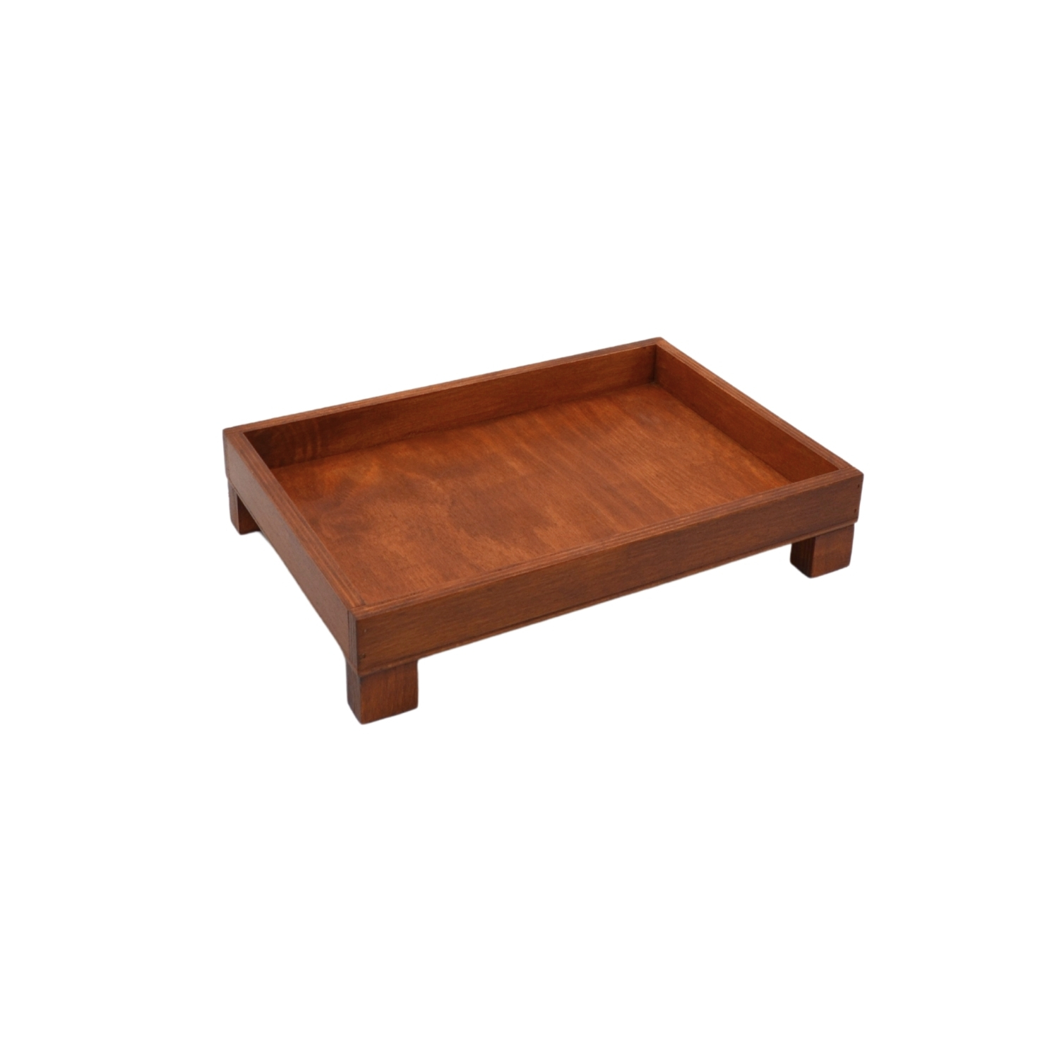 🌿 Ayaklı Stand Tepsi – 33 x 23 cm | 6 cm Yükseklik