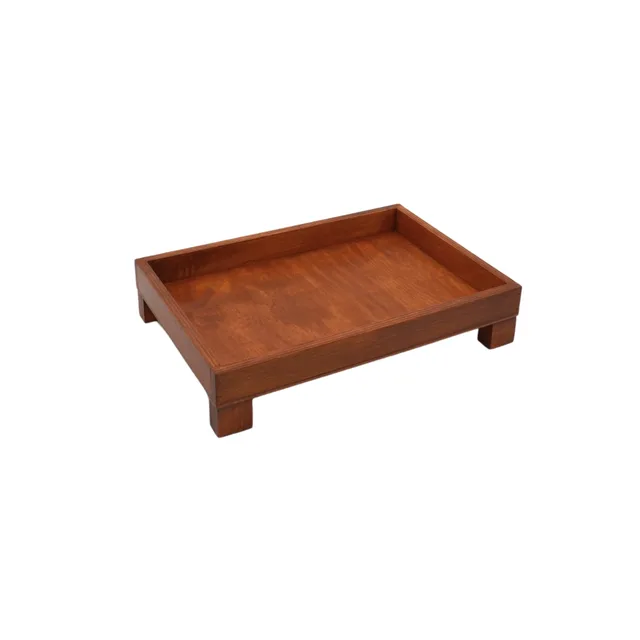 🌿 Ayaklı Stand Tepsi – 33 x 23 cm | 6 cm Yükseklik – Fotoğraf 1