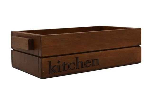 Kitchen Mutfak Organizer Ahşap 24cm X 14cm Genişlik 8cm Yükseklik – Fotoğraf 1
