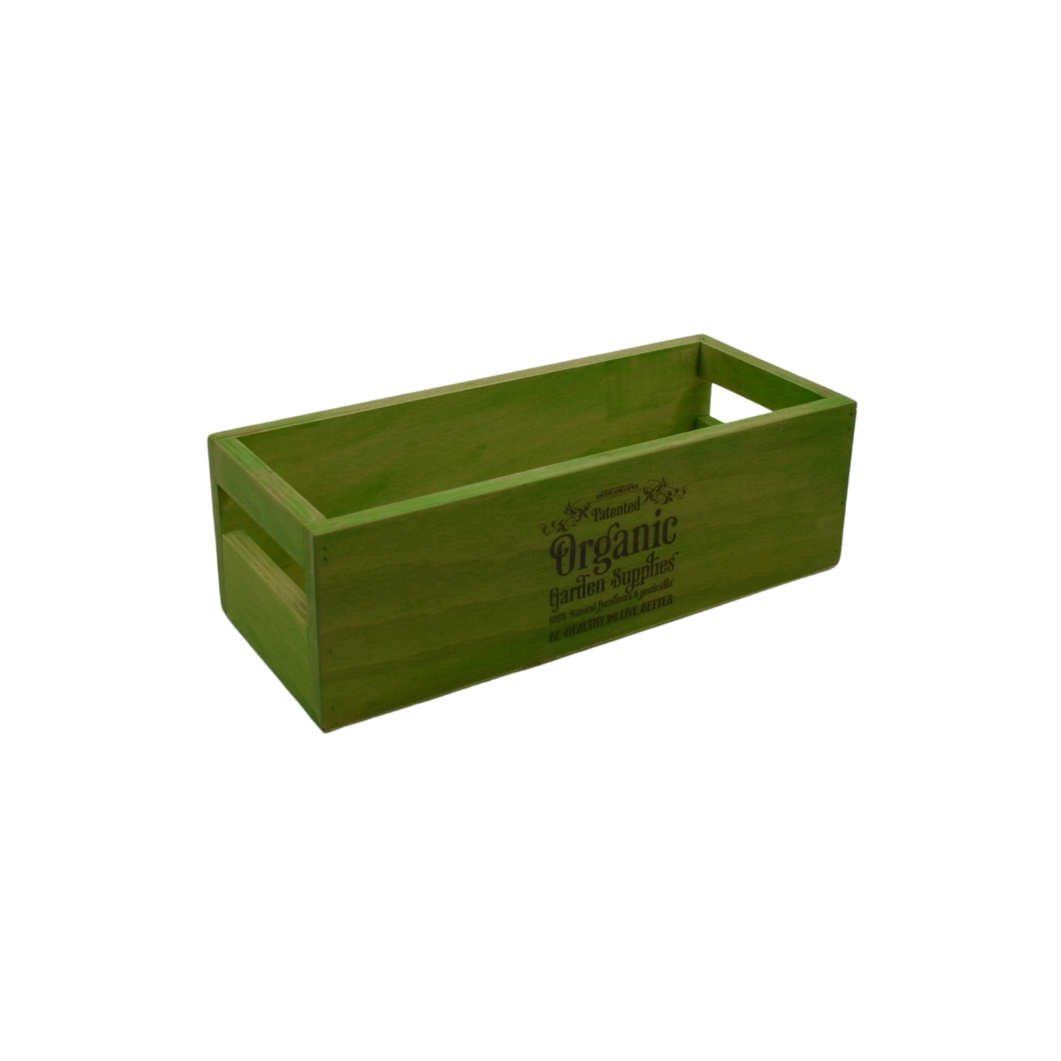 Ahşap Organizer Yeşil Mutfak Organizer Çok Amaçlı 32cm X 11 Cm Genişil 9cm Yük