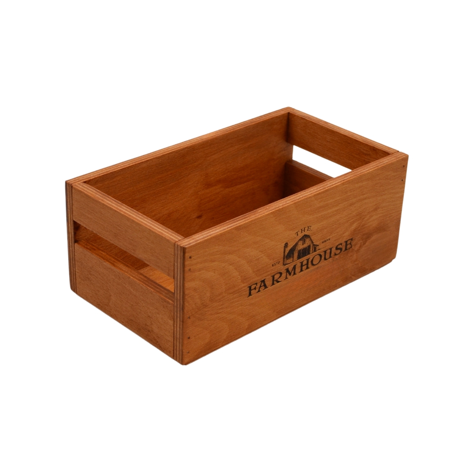 🌾🪵 Farmhouse Kayın Ahşap Organizer – 25x16x9 cm, Çok Amaçlı & Suya Dayanıklı