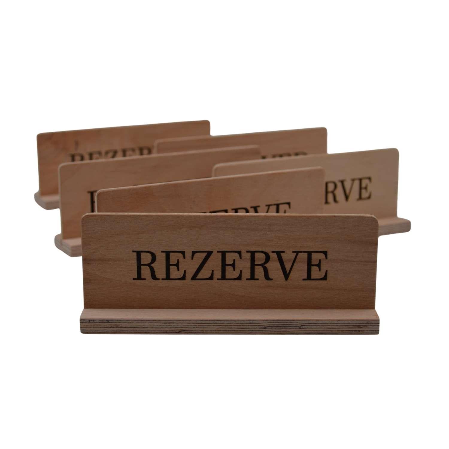6’lı Çift Taraflı Rezerve Panosu – 18x7 cm
