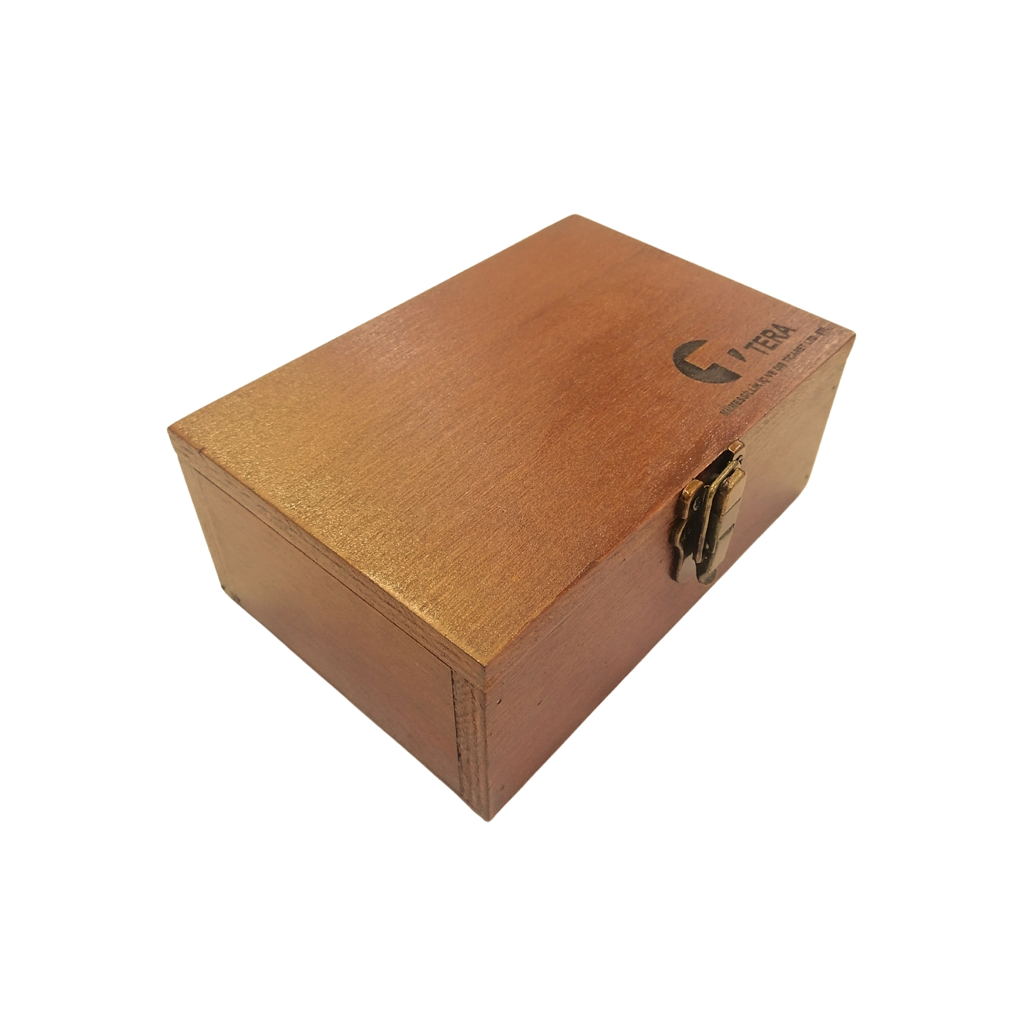 🏢 Kurumsal Logolu Ahşap Kutu | 20 x 14 x 9 cm – Lazer Kazımalı Logo