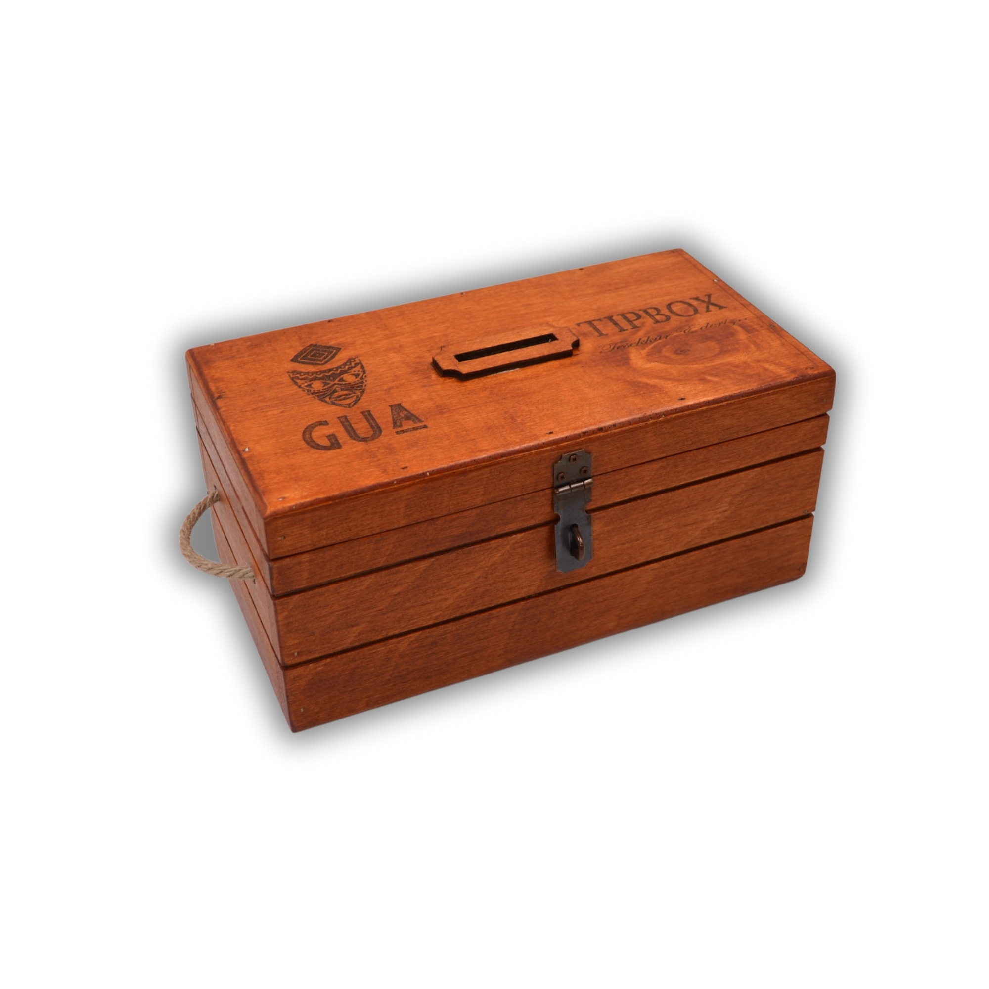 Firmalara Özel Logolu Tipbox – Tütün Rengi (27 x 14 x 12 cm) | Asma Kilit Hediye